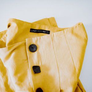 Zara I High Waisted Mustard/Marigold Pants